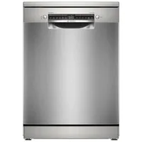 Bosch Serie 4 SMS4HMI08E, Freistehend, Standardgröße (60 cm), Edelstahl, Tasten, 1,75 m, Zusammenklappbar - Silber
