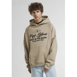 pequs Hoodie Built in the Boom Logo Braun XS