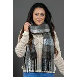 COLLEZIONE ALESSANDRO Italienischer Schal " Beth " in braun | Gr.: onesize