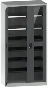 Lista Flügeltürschrank (BxTxH) 1000x580x1950mm KEY Lock R7035/N6502
