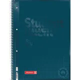 Brunnen Collegeblock Premium Student Colour Code A4 blau kariert
