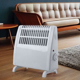 ETC Shop Frostwächter elektrisch Heizlüfter Thermostat einstellbar Elektroheizung Konvektionsheizung, weiß, 450W
