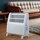 ETC Shop Frostwächter elektrisch Heizlüfter Thermostat einstellbar Elektroheizung Konvektionsheizung, weiß, 450W