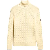 Superdry W6110614a Rollkragenpullover - Natural White - M