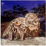 Eco Wood Art Triceratops 3D-Puzzle 283 Stück(e) Dinosaurier
