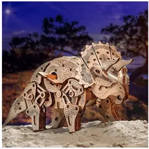 Eco Wood Art Triceratops 3D-Puzzle 283 Stück(e) Dinosaurier