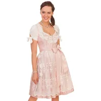 Krüger Madl Dirndl Midi Dirndl 2tlg. - CARO - rosa rosa 30