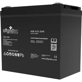 Offgridtec AGM Solarakku 51Ah 12V 0,61 kWh
