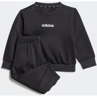 Adidas Kinder, Trainingsanzug LIN JOG JC9745 92 - Black/White