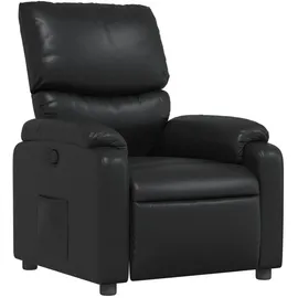 vidaXL Relaxsessel mit Liegefunktion Kunstleder 99 x 99 x 99 cm Schwarz