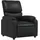 vidaXL Relaxsessel mit Liegefunktion Kunstleder 99 x 99 x 99 cm Schwarz