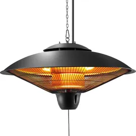 Tectake Solaris Infrarotheizstrahler Orbit 2,5 kW schwarz