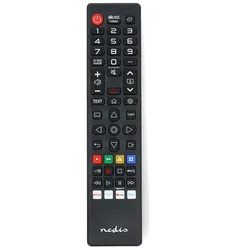 Nedis TVRC45LGBK, TV, IR Wireless, Drucktasten, Schwarz