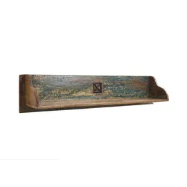 Massivmoebel24 Wandregal 116 x 24 x 22 cm Mehrfarbig