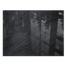 Tulup Kaminbodenplatte Glas 80 x 60 x 0,4 cm Schwarz