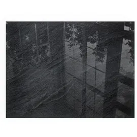 Tulup Kaminbodenplatte Glas 80 x 60 x 0,4 cm Schwarz