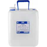 Plastex Wasserkanister 20L - lebensmittelechter, BPA-freier Wasserkanister Hahn - Wassertank Camping, Festival - Alle Flüssigkeiten, Trinkwasserkanister - Wasserbehälter 20L, Wasser Kanister 20L