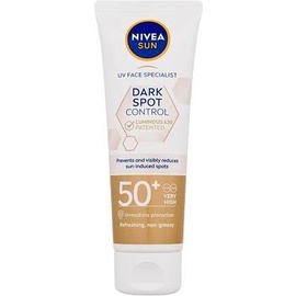NIVEA Sun Dark Spot Control Sun Fluid SPF50+ Gesichtscreme gegen Pigmentflecken mit hohem UV-Schutz 40 ml