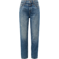 s.Oliver - Ankle-Jeans Mom / Relaxed Fit / High Rise / Tapered Leg, Damen, blau,