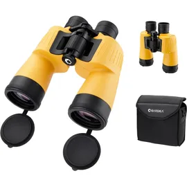 Barska Uni-Erwachsene Floatmaster 7x50 schwimmendes wasserdichtes Marine beschlagsicher, gummiert gepanzert, langlebig, wasserabweisend, Fernglas für Bootfahren und Outdoor WP, gelb, 7x50mm