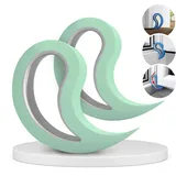 Stoppy, Stoppi, Fensterstopper, Türstopper, Türkeil, Türhaken, Fensterklammer, 2er Set (erhältlich in 14 Farben) (Mint)