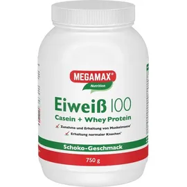 MEGAMAX Eiweiß 100 Schoko Pulver 750 g