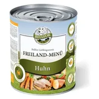 Bellfor Hundefutter Nass mit Huhn - Getreidefrei Freiland-Menü Futter 800 g