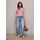 street one studio High Waist Wide Leg Jeans, im Loose Fit Light Blue wash), 29 - 29W / 28L