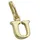 GALLAY Anhänger gold 8x6mm