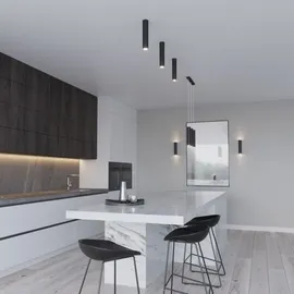 Sollux Lighting Hängeleuchte LAGOS 3 schwarz