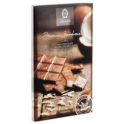 Vollmilchschokolade mit Kokosraspeln Laurence, 80 g