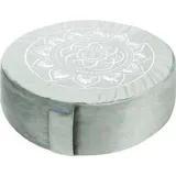 Famanu Yogakissen Meditationskissen - Komfortables, traditionelles tibetisches Kissen mit eleganter Samthülle