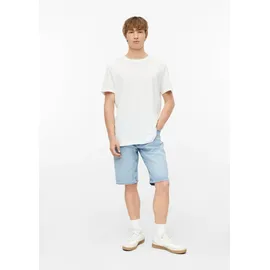 s.Oliver Regular Fit Jeans-Bermudas aus Baumwoll-Mix, Hellblau, 36