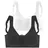 PETITE FLEUR Soft-BH Damen schwarz+weiß Gr.95F