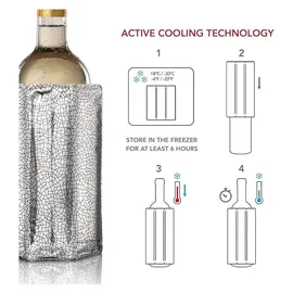 Vacu Vin Rapid Ice Weinkühler silber