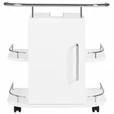 OPTIFIT Waschbeckenunterschrank »Napoli«, mit Soft-Close-Funktion und Rollen, Breite 60 cm weiß