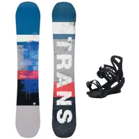 TRANS Snowboard Set FE 163w cm Blau + Sonic