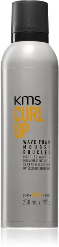 KMS Curl Up Wave Foam Haarschaum zur Definition von welligem Haar 200 ml