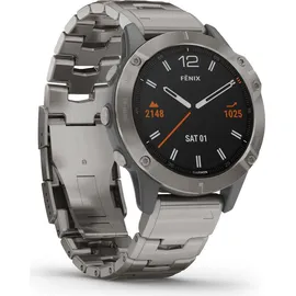 Garmin fenix 6 Saphir grau / titan