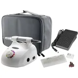 PROFI Hornhaut-Fußpflegegerät Nagelfräser Schleifgerät Hornhautschleifer + 2 Fräser-Set`s inkl. Aufbewahrungstasche