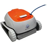 Poolroboter KWAD "Xeox Poseidon" Poolbodensauger grau (grau, orange) Vollautomatischer Wand- und Bodensauger