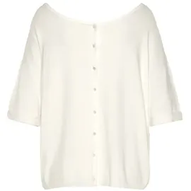 VIVANCE Kurzarmpullover Weiß 44/46