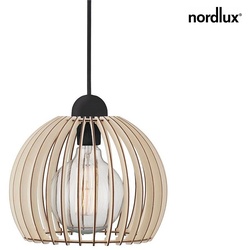 Nordlux Pendelleuchte CHINO 25, E27, IP20, Holz, braun NORD-84823014
