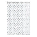 KLEINE WOLKE Duschvorhang Anchor 180 x 200 cm dunkelblau