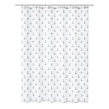 KLEINE WOLKE Duschvorhang Anchor 180 x 200 cm dunkelblau