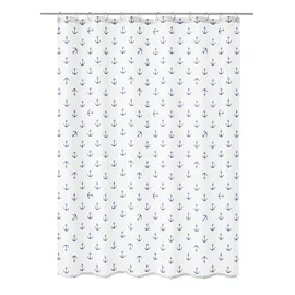 KLEINE WOLKE Duschvorhang Anchor 180 x 200 cm dunkelblau