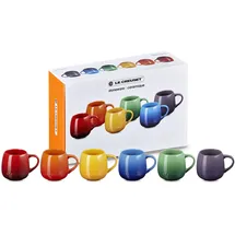 Le Creuset Becher Coupe 0,32 l Regenbogen 6 St.