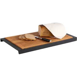 Schneidebrett APS, braun, B:35cm H:2cm L:58,5cm, Holz, Schneidebretter, aus hochwertigem Eichenholz