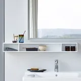 Duravit L-Cube 80x14cm, we. matt, 3 Fächer, horizontal