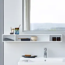 Duravit L-Cube 80x14cm, we. matt, 3 Fächer, horizontal